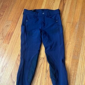 ARIAT Prelude 2.0 Knee Patch NAVY Breech - Youth size 12
